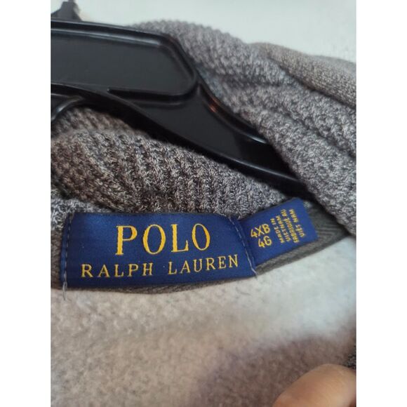 Polo Ralph Lauren Heather Grey Cotton Blend Full Zipper Hoodie Sweatshirt sz 4XB - Picture 7 of 11